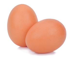 eggs isolated on white background