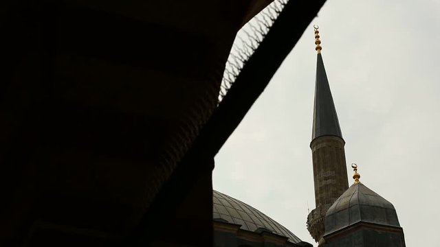 Edirne Ottoman Magnificent Selimiye Mosque Dome Timelapse