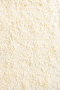 Grated Parmesan Cheese Background From Above.