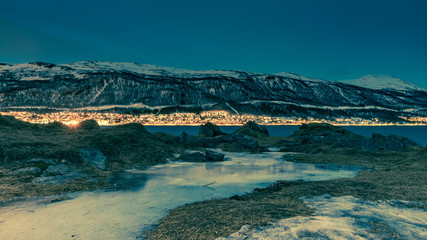 Compl&egrave;tement &agrave; l'ouest de l'&icirc;le de Troms&oslash; !