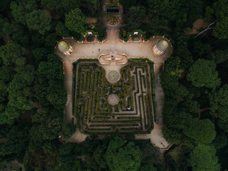 Parc del Laberint d'Horta in Barcelona, Spain. The gardens hosted receptions to the Spanish...