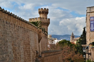 Fototapeta na wymiar Burg in Palma