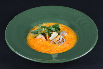 bowl of pumpkin soup