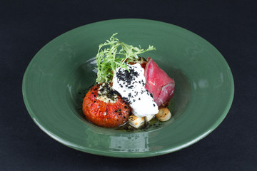 salad with tomatoes and mozzarella