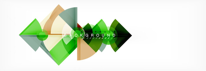 Modern geometric abstract background