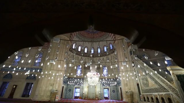 Edirne Ottoman Magnificent Selimiye Mosque Interior 6