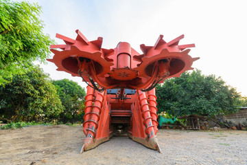 Big Sugarcane harvester 