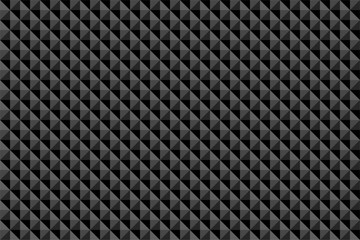 Black polygonal abstract seamless pattern