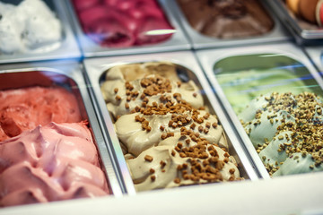  Italian ice cream at the kiosk