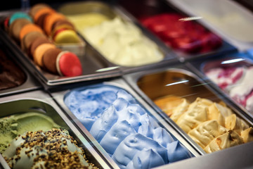  Italian ice cream at the kiosk