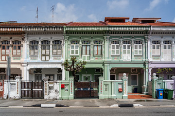 Colorful Peranakan House at Katong, Singapore