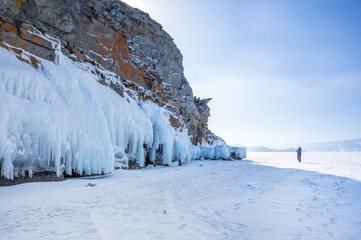 The coast of lake Baikal