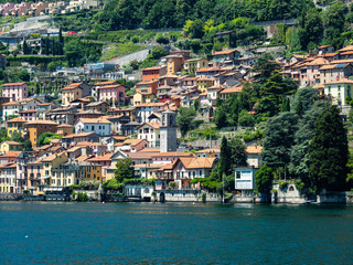 Fototapeta na wymiar Italy, Lombardy, Lake Como, Lake Como, Como province, view of Carate Urio