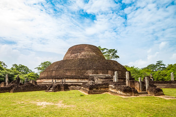 Sri Lanka, Polonnaruwa, Royal Palace of King Parakramabahu. Pabalu Vehera (Temple of Marbles)