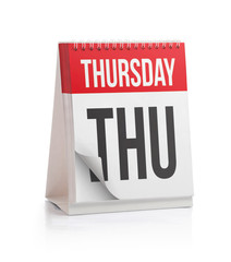 Week Calendar, Thursday Page