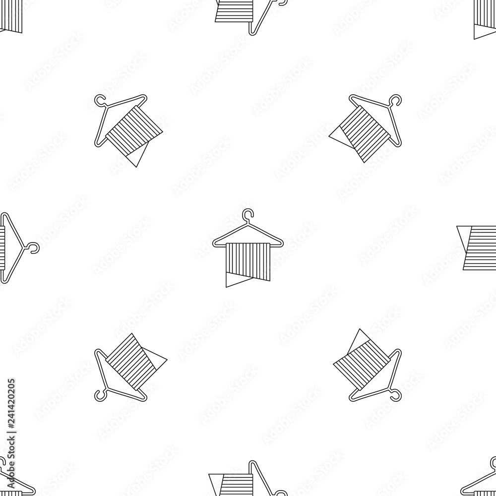 Poster clean towel icon. outline illustration of clean towel vector icon for web design isolated on white b