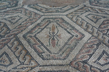 Villa romana di Desenzano del Garda, mosaici - obrazy, fototapety, plakaty