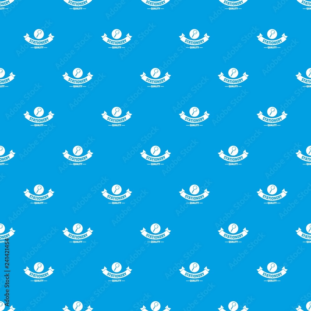 Aufkleber magnifier stationery pattern vector seamless blue repeat for any use