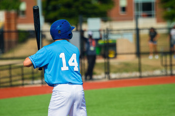 Obraz premium Baseball players in action on the stadium