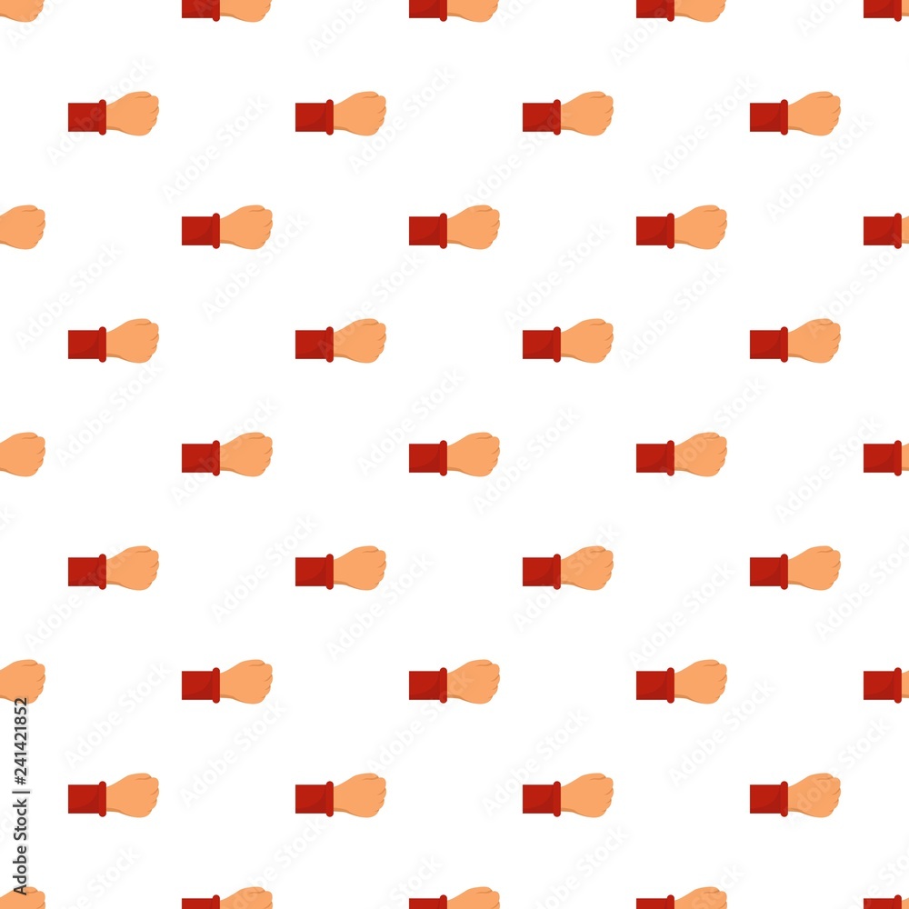 Poster team fist pattern seamless vector repeat for any web design