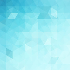 Fototapeta na wymiar Abstract background consisting of blue triangles. Geometric design for business presentations or web template banner flyer. Vector illustration