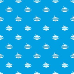 Scissors stationery pattern vector seamless blue repeat for any use