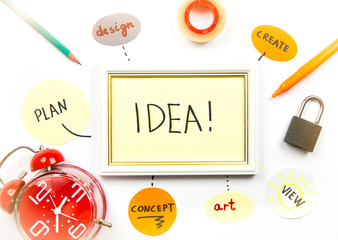 January is Creativity Month. Happy creativity month concept. Interesting months of the year.