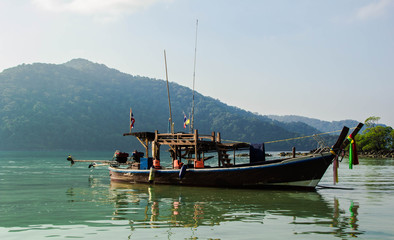 Local boat at Surin Island
