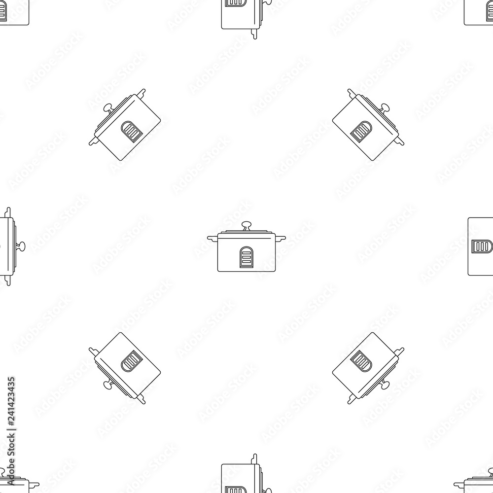Poster digital saucepan icon. outline illustration of digital saucepan vector icon for web design isolated 