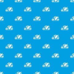 Cowboy pattern vector seamless blue repeat for any use