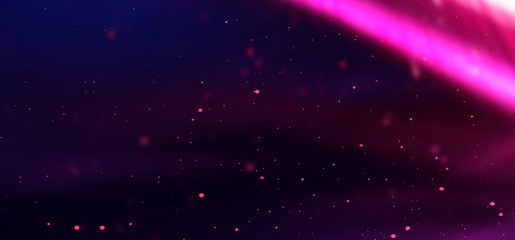 Naklejka premium Background wall with neon lines and rays. Background of an empty dark corridor with neon light. Abstract background with lines and glow.