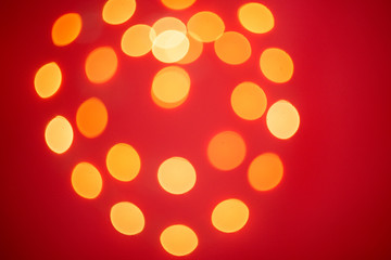 Valentine's Day. abstract heart of bokeh. beautiful background