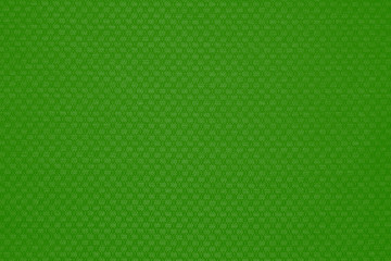 Elegant green textile background. Silk cloth texture. Fabric pattern.