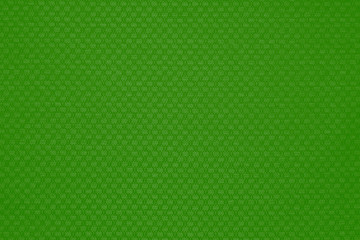 Elegant green textile background. Silk cloth texture. Fabric pattern.