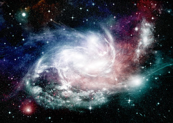 galaxy in a free space