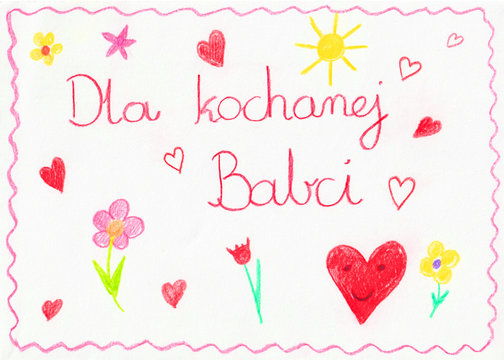 Laurka na Dzień Babci - Grandmather Day