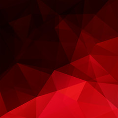Fototapeta premium Background made of red triangles. Square composition with geometric shapes. Eps 10
