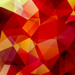 Abstract polygonal vector background. Red geometric vector illustration. Creative design template.