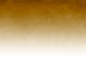 Gold luxury ink and watercolor textures on white paper background. Paint leaks and ombre effects. Hand painted vintage texture.