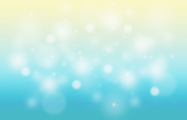 Obraz premium Abstract decoration bokeh background made pastel tone yellow to blue glitters and light texture background.