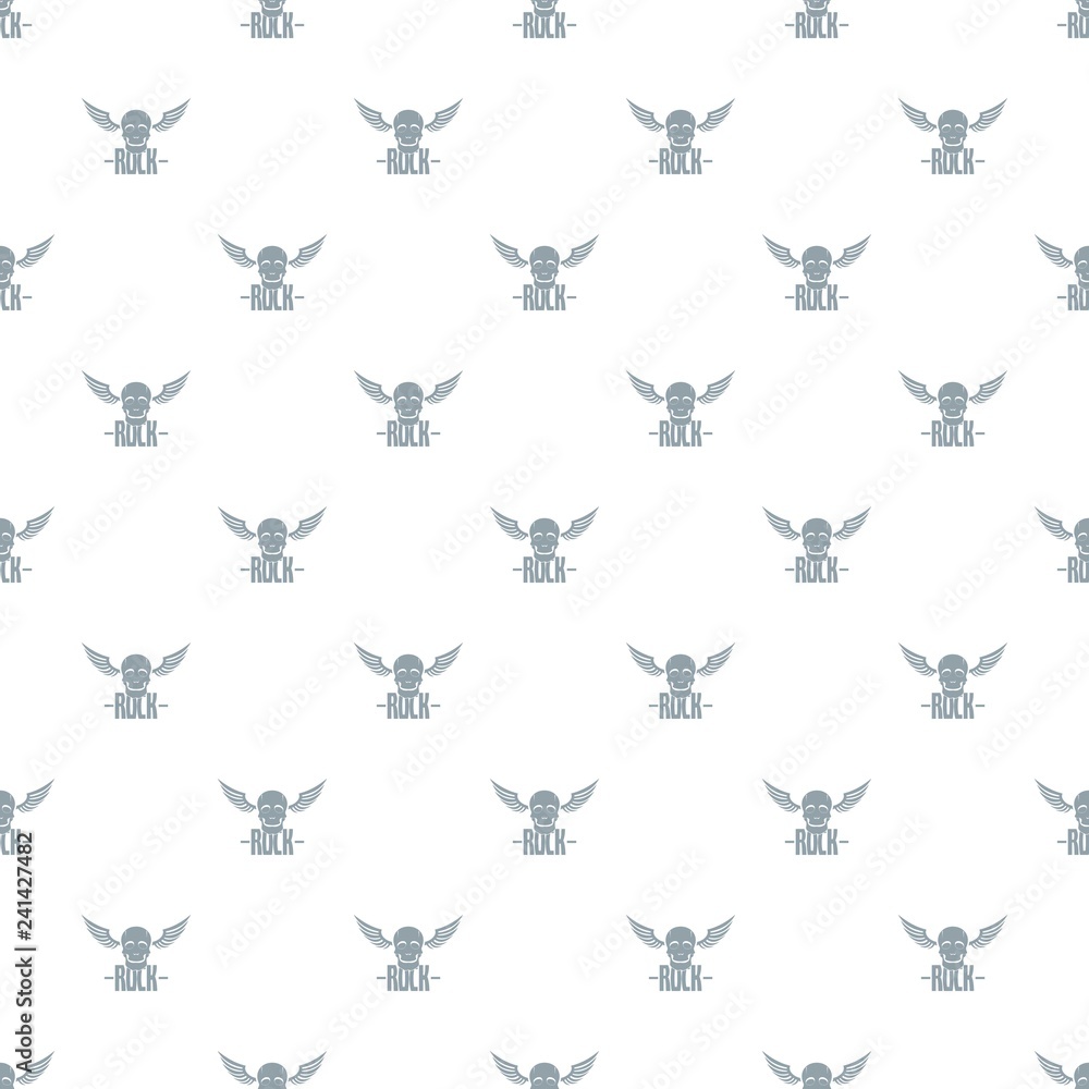 Poster rock pattern vector seamless repeat for any web design