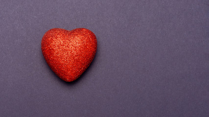 Valentines day paper background with hearts. Toning