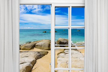 Ocean view window paradise