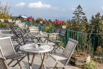 Obraz premium Outdoor Restaurant in Germany
