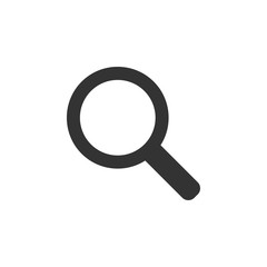 Magnifying glass graphic icon design template