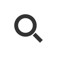 Magnifying glass graphic icon design template