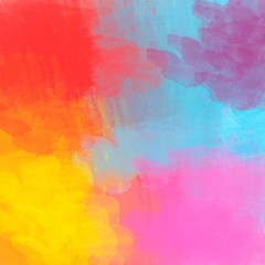 abstract background with colorful watercolor brush strokes