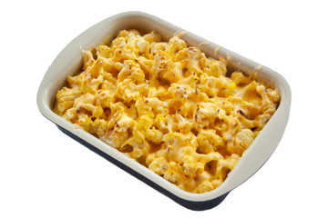 Isolated casserole