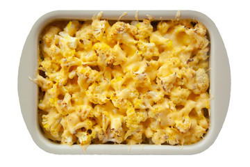 Isolated casserole