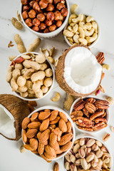 Various organic nuts